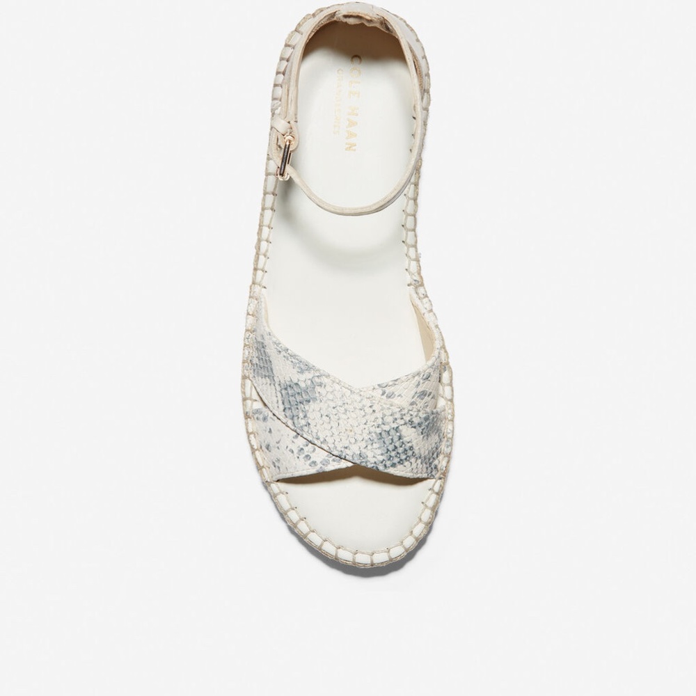 COLE HAAN CLOUDFEEL IVORY PYTHON SNAKE LEATHER AN… - image 3